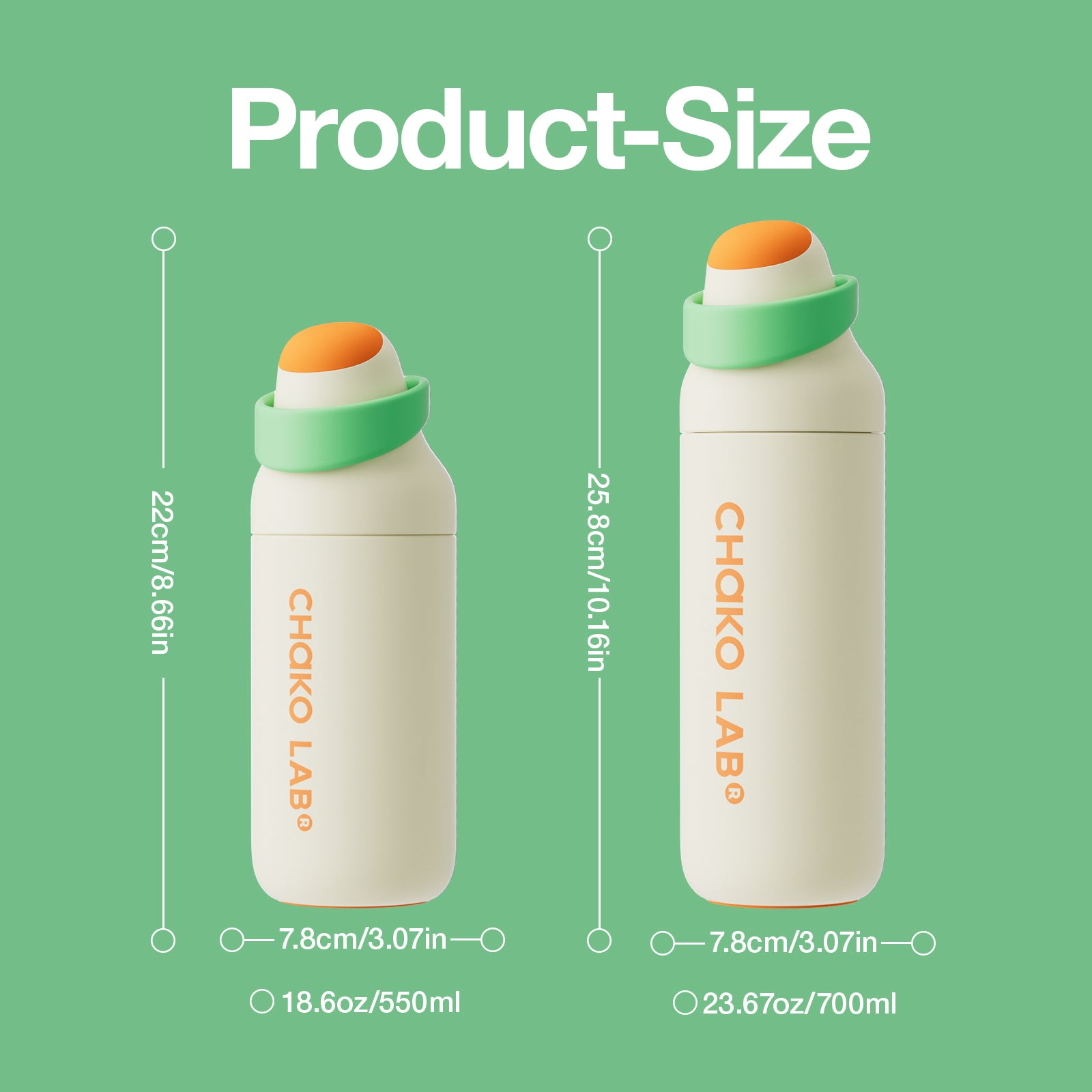 Chako Lab KaDa Cup Thermos (700ml & 550ml)
